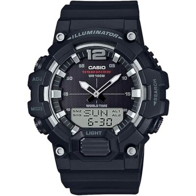 Casio HDC-700-1AVCF Montre classique à quartz analogique et numérique pour homme Noir, noir/argenté., Sport Casio HDC-700-1AVCF Montre classique à quartz analogique et numérique pour homme Noir, noir/argenté., Sport