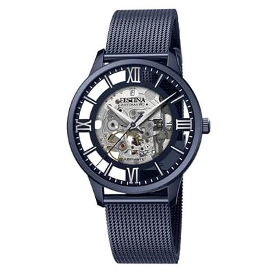 Festina Montre Automatic F20574/1 en acier inoxydable pour hommes Festina Montre Automatic F20574/1 en acier inoxydable pour hommes