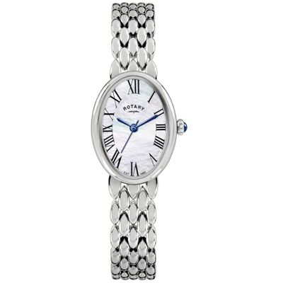 Rotary Heritage Astoria Montre bracelet en acier inoxydable avec cadran nacré Rotary Heritage Astoria Montre bracelet en acier inoxydable avec cadran nacré