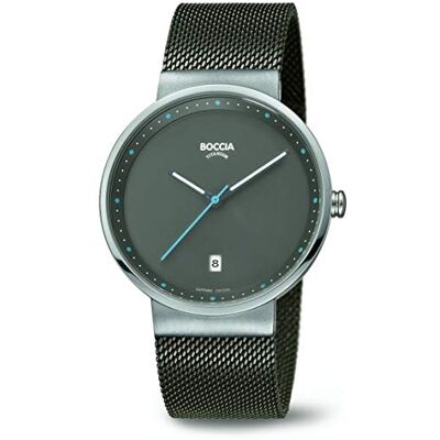 Boccia Montre 3615-01, gris, Bracelet Boccia Montre 3615-01, gris, Bracelet