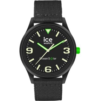 ICE-WATCH ICE ocean Black Montre noire pour homme avec bracelet en Tide ocean 019647 (Medium) ICE-WATCH ICE ocean Black Montre noire pour homme avec bracelet en Tide ocean 019647 (Medium)