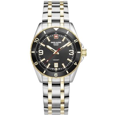 Alpine 7034.1147SAM Montre analogique à quartz pour homme en acier inoxydable, Bracelet Alpine 7034.1147SAM Montre analogique à quartz pour homme en acier inoxydable, Bracelet