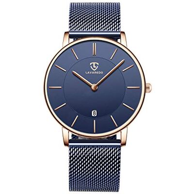 BEN NEVIS Montre Homme, Montre à Quartz, Cadran Simple Ultra-Mince, Affichage de la Date, Bracelet en Acier Inoxydable, Montre Classique et Élégante, Cadeau Homme BEN NEVIS Montre Homme, Montre à Quartz, Cadran Simple Ultra-Mince, Affichage de la Date, Bracelet en Acier Inoxydable, Montre Classique et Élégante, Cadeau Homme