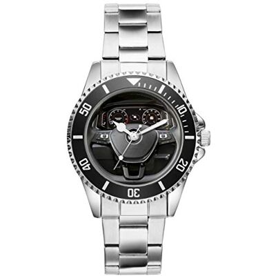 KIESENBERG Montre Homme Cadeau pour T-Roc Fans Cockpit Compteur de Vitesse Quartz Analogique Montre-Bracelet 20766 KIESENBERG Montre Homme Cadeau pour T-Roc Fans Cockpit Compteur de Vitesse Quartz Analogique Montre-Bracelet 20766