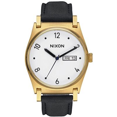 NIXON Femme Analogique Quartz Montre avec Bracelet en Cuir A955-513-00 NIXON Femme Analogique Quartz Montre avec Bracelet en Cuir A955-513-00