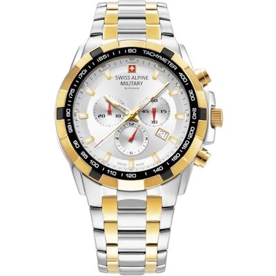 Alpine 7043.9142SAM Montre chrono pour homme en acier inoxydable, Bracelet Alpine 7043.9142SAM Montre chrono pour homme en acier inoxydable, Bracelet