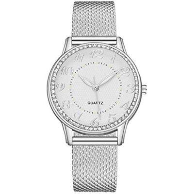 WIRMEC Montre pour homme avec bracelet supérieur en acier inoxydable pour femme Montre numérique décontractée et lumineuse Cadran noir, I, Bracelet WIRMEC Montre pour homme avec bracelet supérieur en acier inoxydable pour femme Montre numérique décontractée et lumineuse Cadran noir, I, Bracelet