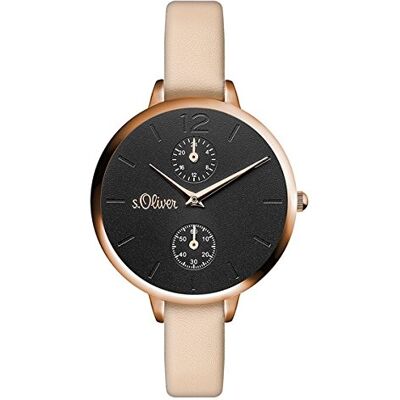 s.Oliver Montre à quartz analogique pour femme s.Oliver Montre à quartz analogique pour femme