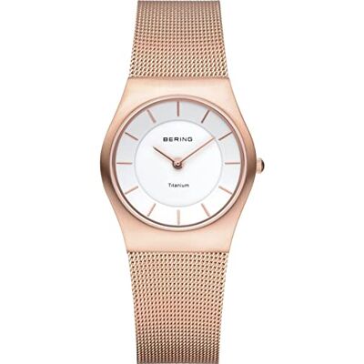 BERING Femmes Analogique Quartz Classic Collection Montre avec Bracelet en Acier Inoxydable & Verre Saphir BERING Femmes Analogique Quartz Classic Collection Montre avec Bracelet en Acier Inoxydable & Verre Saphir