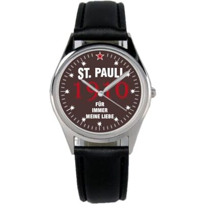 KIESENBERG ST. Pauli B-11008 Montre-bracelet analogique à quartz unisexe avec bracelet en cuir Diamètre 36 mm KIESENBERG ST. Pauli B-11008 Montre-bracelet analogique à quartz unisexe avec bracelet en cuir Diamètre 36 mm