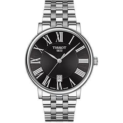Tissot Carson T1224101105300 Montre unisexe pour adulte, gris, mouvement à quartz Tissot Carson T1224101105300 Montre unisexe pour adulte, gris, mouvement à quartz