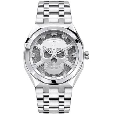 Police Montre classique PEWJG2110702, argenté, Einheitsgröße, Bracelet Police Montre classique PEWJG2110702, argenté, Einheitsgröße, Bracelet