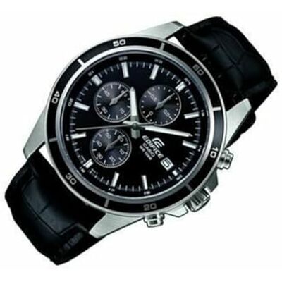Casio Edifice Homme Analogique Quartz Montre avec Bracelet en Cuir Véritable Casio Edifice Homme Analogique Quartz Montre avec Bracelet en Cuir Véritable