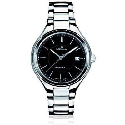 Lorenz Montre à quartz 026695CC Acier 39 mm, Acciaio, Bracelet Lorenz Montre à quartz 026695CC Acier 39 mm, Acciaio, Bracelet