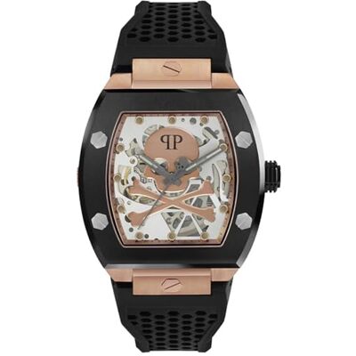 Philipp Plein Montre analogique automatique pour homme $KELETON Philipp Plein Montre analogique automatique pour homme $KELETON