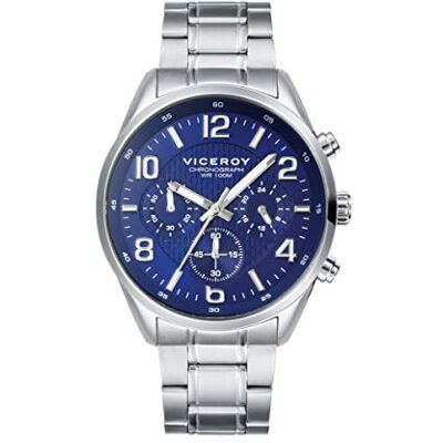 Viceroy Chrono acier Bracelet Sr Va 401017-35, L, Sportif Viceroy Chrono acier Bracelet Sr Va 401017-35, L, Sportif