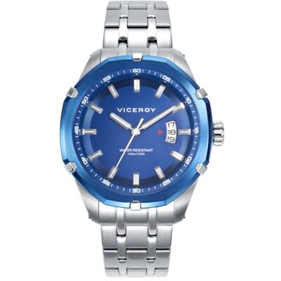 Viceroy Montre Acier IP Bleu Bracelet Sr Va 46833-37, Bracelet Viceroy Montre Acier IP Bleu Bracelet Sr Va 46833-37, Bracelet