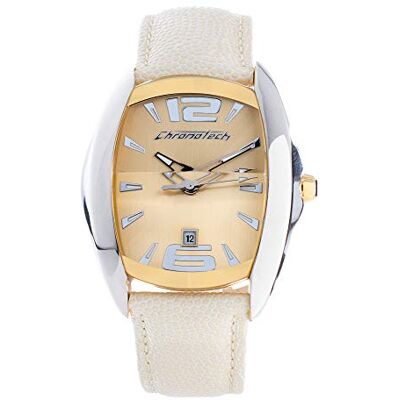Chronotech CT7814M-04 Montre analogique à quartz unisexe pour adulte avec bracelet en cuir Chronotech CT7814M-04 Montre analogique à quartz unisexe pour adulte avec bracelet en cuir