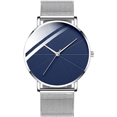 INGRAX Montres minimalistes Mode Hommes Montres Hommes Affaires Horloge Ultra Mince en Acier Inoxydable Maille Ceinture Quartz Montre-Bracelet INGRAX Montres minimalistes Mode Hommes Montres Hommes Affaires Horloge Ultra Mince en Acier Inoxydable Maille Ceinture Quartz Montre-Bracelet