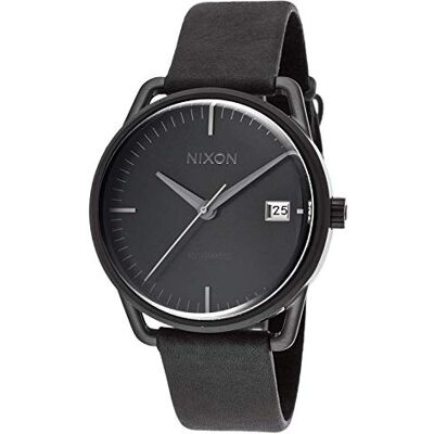 NIXON Montre analogique automatique pour homme avec bracelet en cuir A199-001-00, multicolore, Bracelet NIXON Montre analogique automatique pour homme avec bracelet en cuir A199-001-00, multicolore, Bracelet