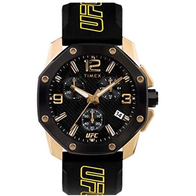 Timex Montre chronographe pour homme avec bande élastique Icon, multicolore, lanière Timex Montre chronographe pour homme avec bande élastique Icon, multicolore, lanière