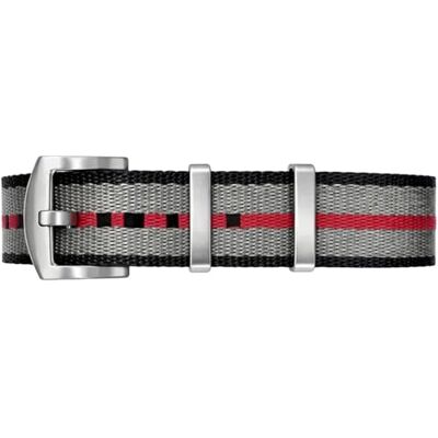 masar 22mm Premium Bracelet NATO Nylon Noir Gris Rouge Boucle Argent Acier brossé Bracelet de Montre – Watch Strap Band 22 mm Black/Grey/Red masar 22mm Premium Bracelet NATO Nylon Noir Gris Rouge Boucle Argent Acier brossé Bracelet de Montre – Watch Strap Band 22 mm Black/Grey/Red