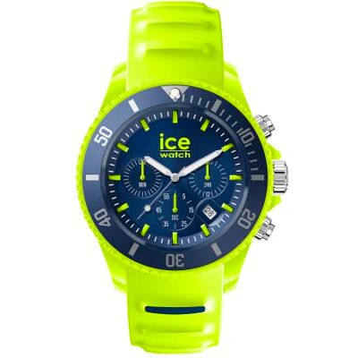 ICE-WATCH ICE chrono Yellow blue Montre jaune pour homme avec bracelet en silicone Chrono 021594 (Medium) ICE-WATCH ICE chrono Yellow blue Montre jaune pour homme avec bracelet en silicone Chrono 021594 (Medium)