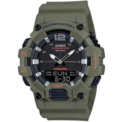 Casio Montres pour Hommes HDC-700-3A2VDF (D178), Vert, OneSize, Sangle Casio Montres pour Hommes HDC-700-3A2VDF (D178), Vert, OneSize, Sangle