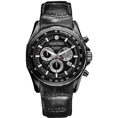 Roamer Rockshell Mark III 220837425502 Montre chronographe pour homme, bracelet Roamer Rockshell Mark III 220837425502 Montre chronographe pour homme, bracelet