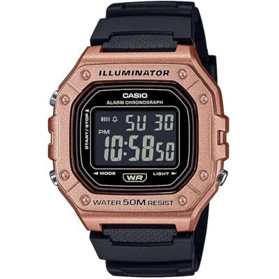 Casio Montre W-218HM-5BVEF, Noir, lanière Casio Montre W-218HM-5BVEF, Noir, lanière