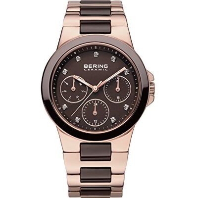 BERING Femmes Analogique Quartz Ceramic Collection Montre avec Bracelet en Acier Inoxydable/Céramique & Verre Saphir 32237-765 BERING Femmes Analogique Quartz Ceramic Collection Montre avec Bracelet en Acier Inoxydable/Céramique & Verre Saphir 32237-765