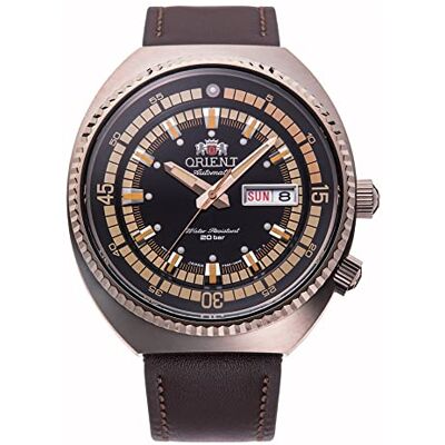 Orient Neo Classic Sports Montre automatique à remontage manuel pour homme Style rétro, Cuir Bronze, Rétro Orient Neo Classic Sports Montre automatique à remontage manuel pour homme Style rétro, Cuir Bronze, Rétro