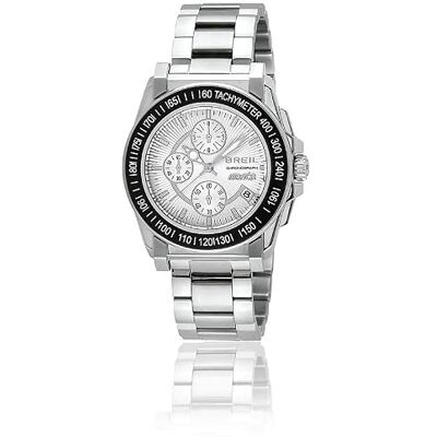 NADIR Montre chronographe pour homme Breil Manta TW0786 en acier, couleur argent, argent, l NADIR Montre chronographe pour homme Breil Manta TW0786 en acier, couleur argent, argent, l