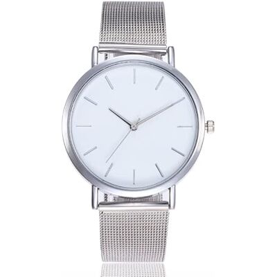 INGRAX Montres Montre à Quartz Femmes Casual Metal Mesh Acier Inoxydable Montres Dames Montre-Bracelet, Silver, bracelet INGRAX Montres Montre à Quartz Femmes Casual Metal Mesh Acier Inoxydable Montres Dames Montre-Bracelet, Silver, bracelet