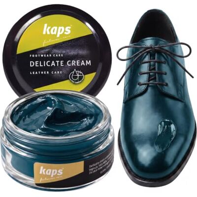 Kaps Professional Crème de soin Delicate Cream pour chaussures Cirage & soin pour nettoyer et rafraîchir le cuir naturel et synthétique (50 ml), 50ml 1.70 fl.oz. Kaps Professional Crème de soin Delicate Cream pour chaussures Cirage & soin pour nettoyer et rafraîchir le cuir naturel et synthétique (50 ml), 50ml 1.70 fl.oz.
