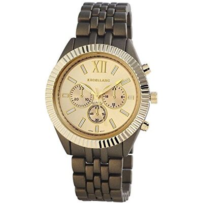 Excellanc 152054000051 Montre Femme Quartz Analogique Bracelet différents matériaux Vert Excellanc 152054000051 Montre Femme Quartz Analogique Bracelet différents matériaux Vert