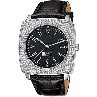 ESPRIT EL101312F01_black-38mm Montre Quartz Analogique Bracelet Cuir ESPRIT EL101312F01_black-38mm Montre Quartz Analogique Bracelet Cuir