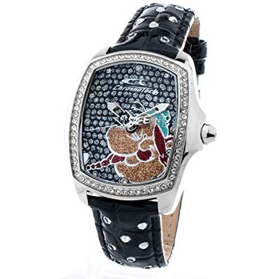 Chronotech Montre analogique pour enfants à quartz avec bracelet en cuir CT7896LS-89, Sangle Chronotech Montre analogique pour enfants à quartz avec bracelet en cuir CT7896LS-89, Sangle
