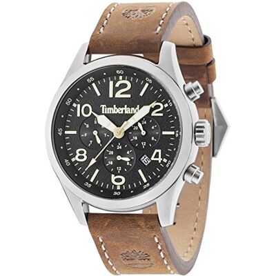 Timberland Montre Homme TBL15249JS.02, Noir, 43MM, Bracelet Timberland Montre Homme TBL15249JS.02, Noir, 43MM, Bracelet