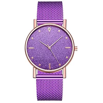 INGRAX Montres Simple Luxe Dames Montre Romantique Ciel Étoilé Cadran Maille Montre Femmes Quartz Montres Femme Bracele Montres INGRAX Montres Simple Luxe Dames Montre Romantique Ciel Étoilé Cadran Maille Montre Femmes Quartz Montres Femme Bracele Montres