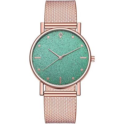 INGRAX Montres Simple Luxe Dames Montre Romantique Ciel Étoilé Cadran Maille Montre Femmes Quartz Montres Femme Bracele Montres INGRAX Montres Simple Luxe Dames Montre Romantique Ciel Étoilé Cadran Maille Montre Femmes Quartz Montres Femme Bracele Montres