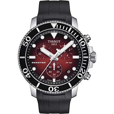 Tissot Seastar 1000 Chronograph T120.417.17.421.00 Chronographe pour homme, sangle Tissot Seastar 1000 Chronograph T120.417.17.421.00 Chronographe pour homme, sangle