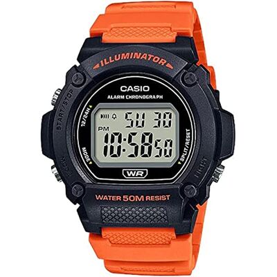 Casio Regarder Les Jeunes numériques W-219H-4AVDF, Transparent, Sangle Casio Regarder Les Jeunes numériques W-219H-4AVDF, Transparent, Sangle
