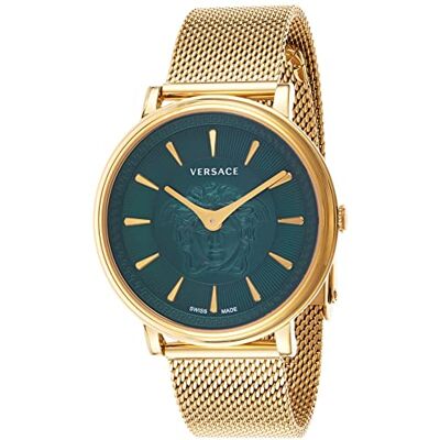 Versace VE8102519 Montre Femme Quartz Analogique Acier Inoxydable Versace VE8102519 Montre Femme Quartz Analogique Acier Inoxydable