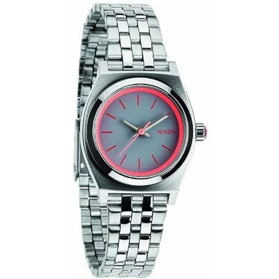 NIXON Mini Time Teller A3991764 Montre analogique automatique pour femme avec bracelet en acier inoxydable, Argenté., Bracelet NIXON Mini Time Teller A3991764 Montre analogique automatique pour femme avec bracelet en acier inoxydable, Argenté., Bracelet
