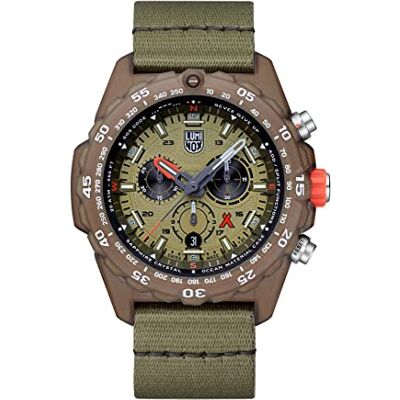Luminox XB.3757.ECO Montre analogique à quartz suisse avec bracelet en plastique pour homme, Vert, Sangle Luminox XB.3757.ECO Montre analogique à quartz suisse avec bracelet en plastique pour homme, Vert, Sangle
