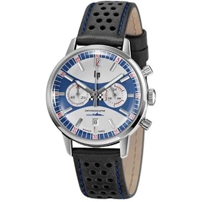 Lip Montre Rallye 39 mm Grand Prix de France Historique Chronographe, sangle Lip Montre Rallye 39 mm Grand Prix de France Historique Chronographe, sangle