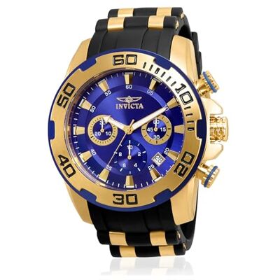 Invicta Pro Diver SCUBA 22313 Montre Homme Entanche Analogique mouvement à quartz acier inoxydable avec cadran bleu 50mm Invicta Pro Diver SCUBA 22313 Montre Homme Entanche Analogique mouvement à quartz acier inoxydable avec cadran bleu 50mm