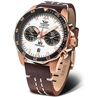 Vostok Europe Montre pour Homme 6S21-225B619, sangle Vostok Europe Montre pour Homme 6S21-225B619, sangle