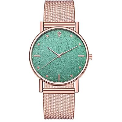 INGRAX Montres Simple Luxe Dames Montre Romantique Ciel Étoilé Cadran Maille Montre Femmes Quartz Montres Femme Bracele Montres INGRAX Montres Simple Luxe Dames Montre Romantique Ciel Étoilé Cadran Maille Montre Femmes Quartz Montres Femme Bracele Montres
